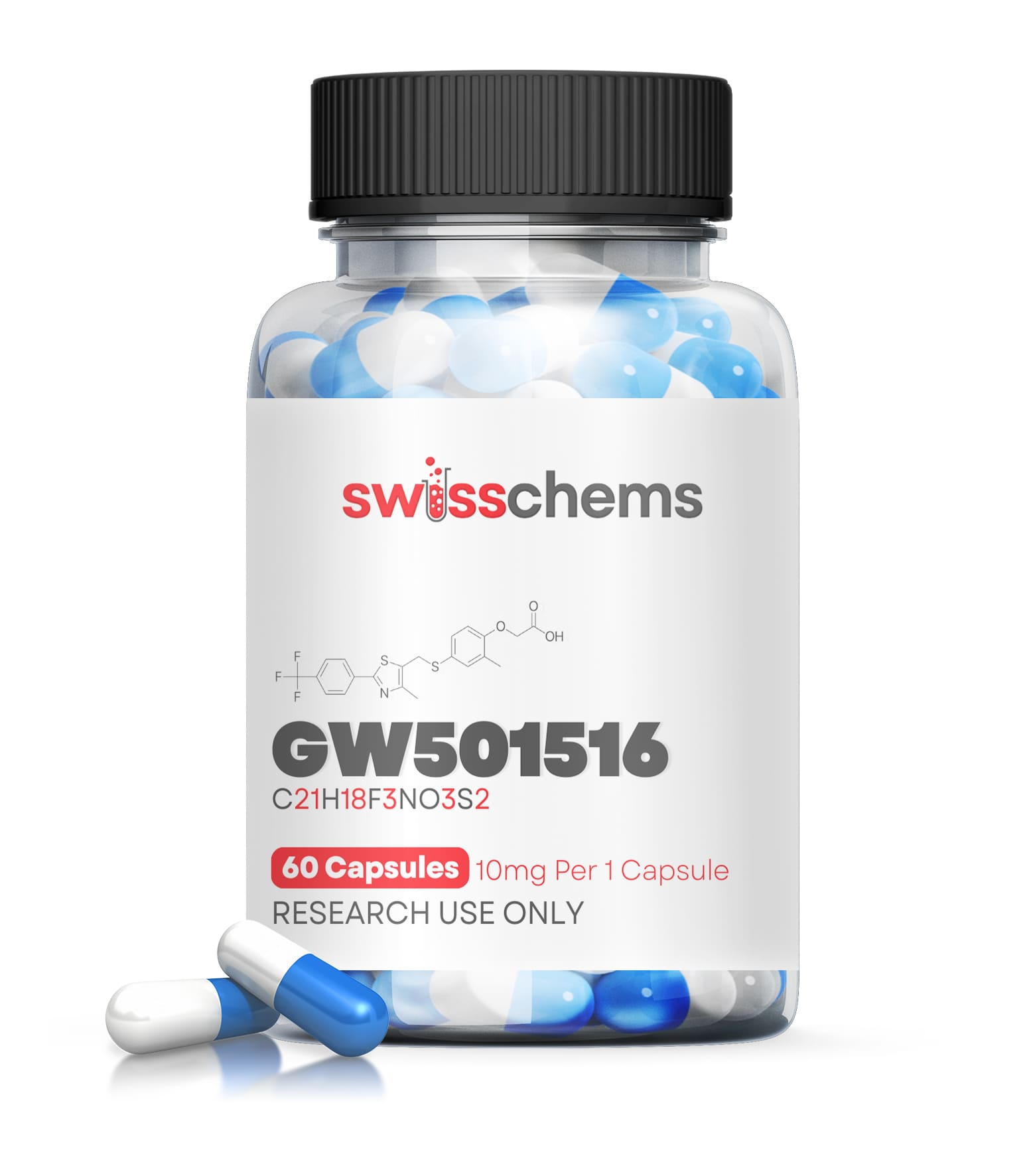 GW-501516 (Cardarine), (10mg/capsule) 60 Capsules